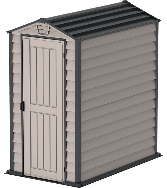 EverMore Gartenhaus 2,1 m² + Bodenkonstruktion, Vinyl, grau/anthrazit DURAMAX 30625