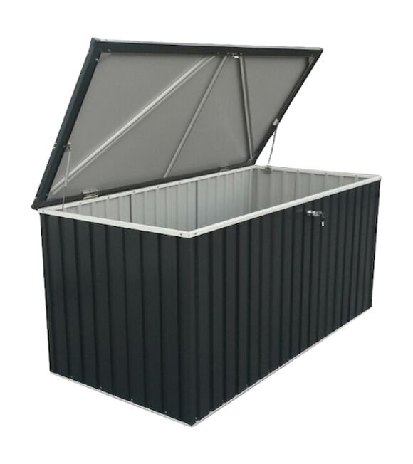 Metall-Gerätebox 195 x 91 x 94 cm, 1450 L - antrazit DURAMAX 71273