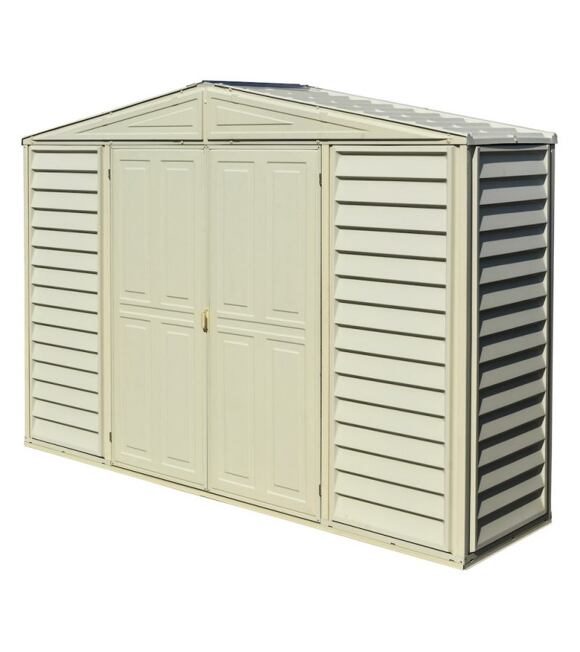SidePro Gartenhaus 319 x 233 x 85 cm, Vinyl, beige DURAMAX 98001