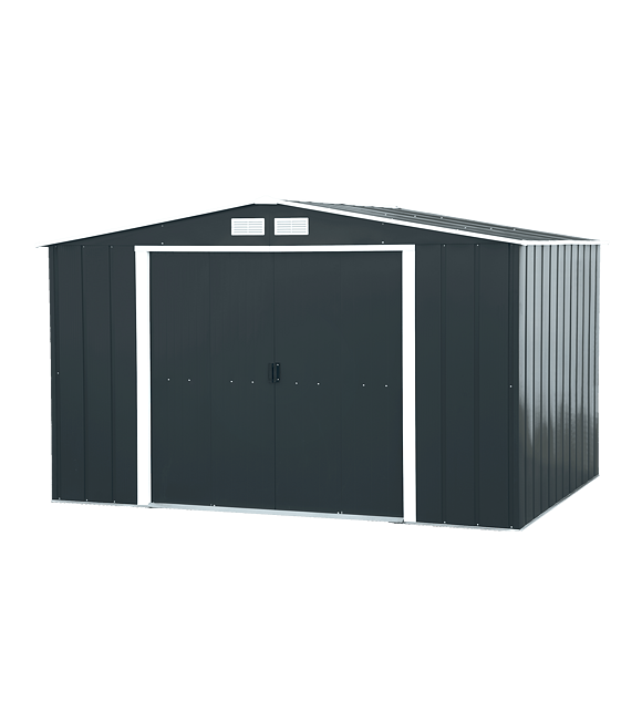 Colossus Eco Gartenhaus 7,8 m², anthrazit DURAMAX 60251