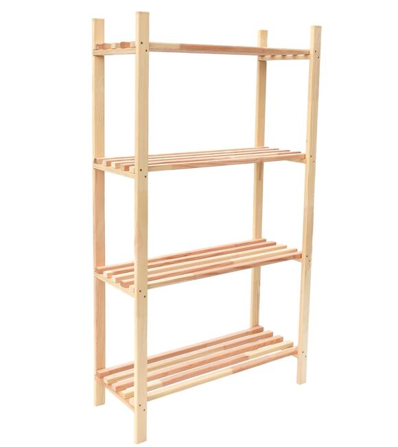 Holzregal 75 x 30 x 120 cm ROJAPLAST 1376