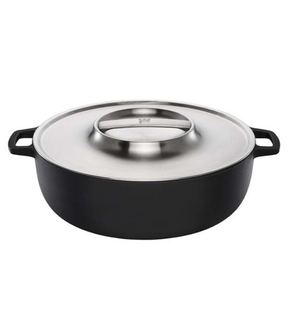 Norden Grill chef Topf mit Deckel, gusseisen FISKARS 1066430