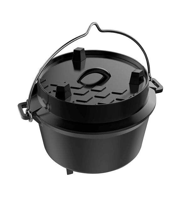 Dutch Oven S Gusseisentopf mit Deckel, 4 l TEPRO 8231