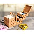 Organisator für Nähzubehör, 29 x 19 x 16,5 cm, Bambus KESPER 58710