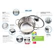 Brillant Topfset 4-tlg., Edelstahl ELO BASIC 22905