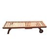 Wawe Verstellbare Gartenliege, Teak, hellbraun NOELA 345755