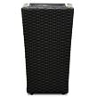 Oss Pflanzgefäß, Polyrattan/Metall/Kunststoff, schwarz NOELA 20055