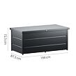 HÖRMANN Gartenbox Juno 1620 Anthrazit RAL 7016