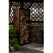 Stora Garten-Holzlager 120 x 120 x 40 cm, corten CORGARDEN 1036