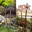 Gartendekoration Blume 3, 68 x 16 cm, Corten CORGARDEN 1056