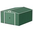 Colossus Eco XXL Gartenhaus 11,6 m² + Bodenprofile, grün DURAMAX 61361+57222