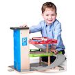 Garage mit Aufzug und Zubehör, Holz/Kunststoff WOODY 102191847