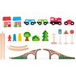 Achtförmige Eisenbahn mit Zug, 40 Teile WOODY 102193061