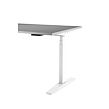 Axis Tisch mit Gestell weiß, Platte 138 x 80 cm grau ANTARES Z71500104+M00000284