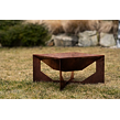 Vento Gartenfeuerstelle 70 x 70 x 30 cm, corten CORGARDEN 1015