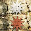 Gartendekoration Sonne, 29 x 29 cm, Corten CORGARDEN 1065