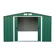 Colossus Eco XXL Gartenhaus 11,6 m² + Bodenprofile, grün DURAMAX 61361+57222