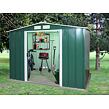 Titan Eco Gartenhaus 4,7 m² + Bodenprofile, grün DURAMAX 61161+57102