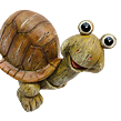 Schildkröte Design Holz mittelgroß 24 x 19 cm Prodex A00345