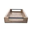 Mango Serviertablett 35,5 x 25,5 cm, Holz/Metall ORION 153880