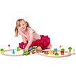 Achtförmige Eisenbahn mit Zug, 40 Teile WOODY 102193061