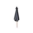 Wood neigbarer sonnenschirm ø 300 cm, grau ROJAPLAST 607/304