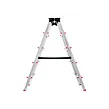 Beidseitige Trittleiter 2×5 Sprossen, Aluminium VENBOS VEN.3305