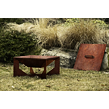 Vento Gartenfeuerstelle 70 x 70 x 30 cm, corten CORGARDEN 1015