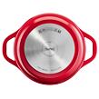 Kasserolle mit Deckel 24 cm Air Rote Tefal E2544655
