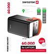Power Line Powerbank 60 000 mAh, 65 W, Power Delivery, schwarz SWISSTEN 22013943
