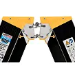 PROFI MAX 5302 Beidseitige Stehleiter 2x2 Sprossen, Aluminium VENBOS VEN.5302