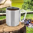 Doppelwandiger Becher mit Karabiner, 0,35 l, Edelstahl ORION 112441