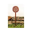 Gartendekoration Sonnenblume 70 x 20 cm, Corten CORGARDEN 1052