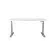 Axis Tisch mit Gestell grau, Platte 138 x 80 cm weiß ANTARES Z71500106+M00000282