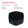 Music Cube Bluetooth Lautsprecher, schwarz SWISSTEN 52107000