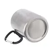 Doppelwandiger Becher mit Karabiner, 0,35 l, Edelstahl, Bergmotiv ORION 112440
