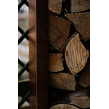 Stora Garten-Holzlager 120 x 80 x 40 cm, corten CORGARDEN 1037