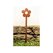 Gartendekoration Blume 2, 68 x 16 cm, Corten CORGARDEN 1054