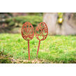 Gartendekoration Osterei 2, 51 x 14 cm, corten CORGARDEN 1064