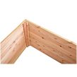 Premium-Holzhochbett 70 x 70 x 50 cm, Lärchenholz ROJAPLAST 9213