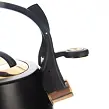 Teekessel mit Pfeife, 3 l, schwarz/rose gold ORION 113520