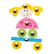 Steckspiel mit Formen, rosa WOODY 102191101