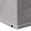 Wood Aufbewahrungsbox 420 l, Kunststoff, hellgrau TOOMAX Z0163R0--2500