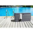 SET Oslo F-OS063W Whirlpool 850 l MSPA + ProSpa Vac Pool-Bodensauger + Durabox Gartenbox 270 l