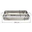 Bräter mit Grillrost 34x24x5,5 cm, aus Edelstahl ELO BASIC 53434