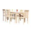 Gartenmöbel aus Holz – Tisch Garden I. + 6x Stuhl Stucking, Teak NOELA 3459176