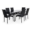 Garten-Essgruppe – Tisch Klaudie + 6x Stuhl Paris NOELA 34570888S6