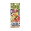 Glasmarkierer Blumen 10 Stück, thermoplastisches Gummi ORION 832910