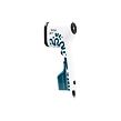 Pure POP Home & Travel Handdampfbürste für Kleidung, weiß/blau, TEFAL DT2040E1