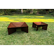 Fokus Gartenfeuerstelle 50 × 50 × 30 cm, Cortenstahl CORGARDEN 1016